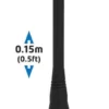 AIS antenn 15cm Heliflex