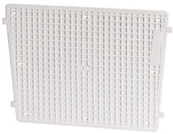 Akterspegelskyddsplatta vit 300x220 mm