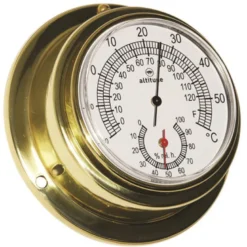 Altitude termo/hygrometer mässing