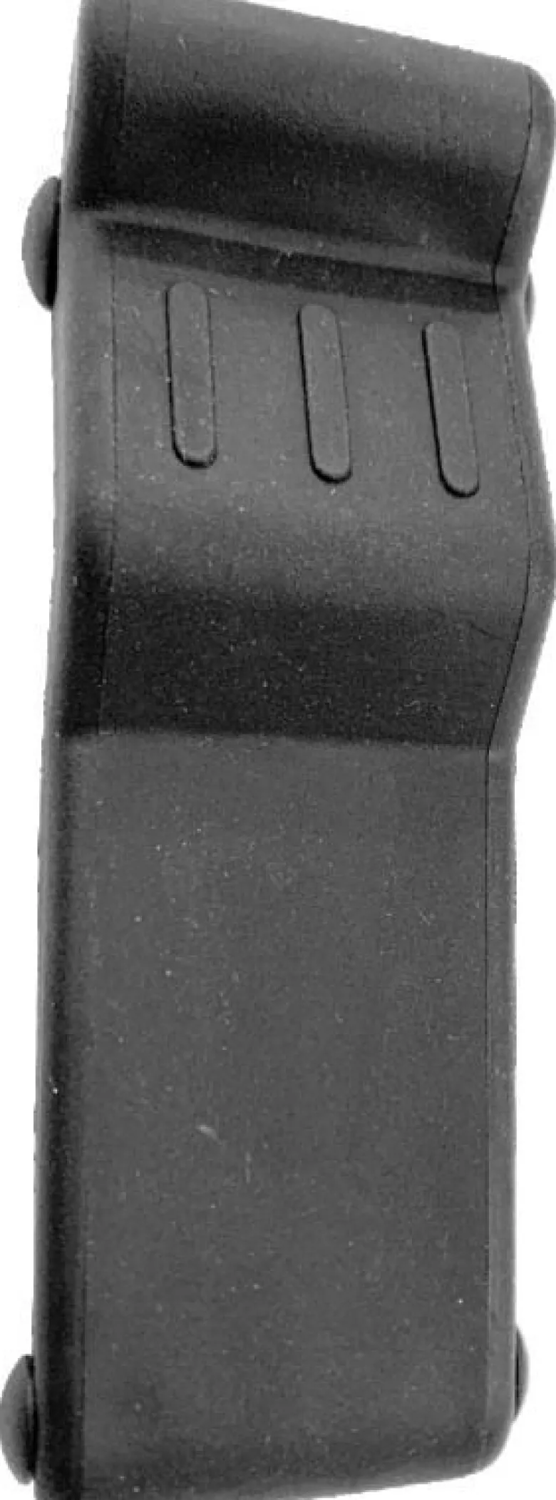 Antivibrationsregel i gummi 96x29 mm svart