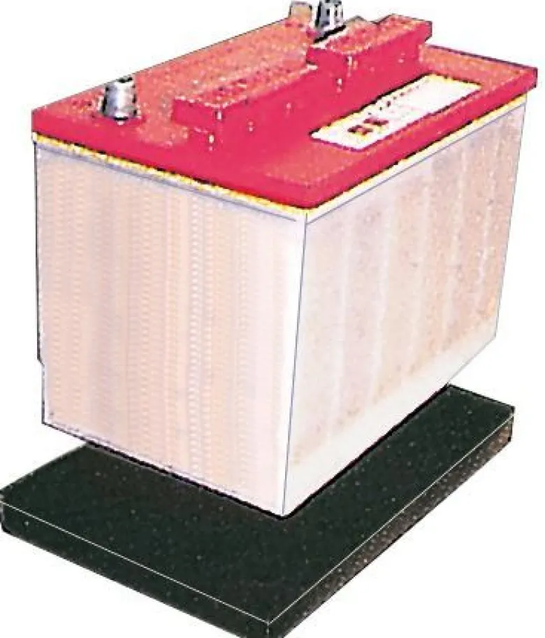 Batteribricka svart gummi 280 x 177 mm