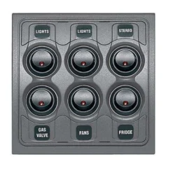 Bep kontur kraftpanel 6 kontakter