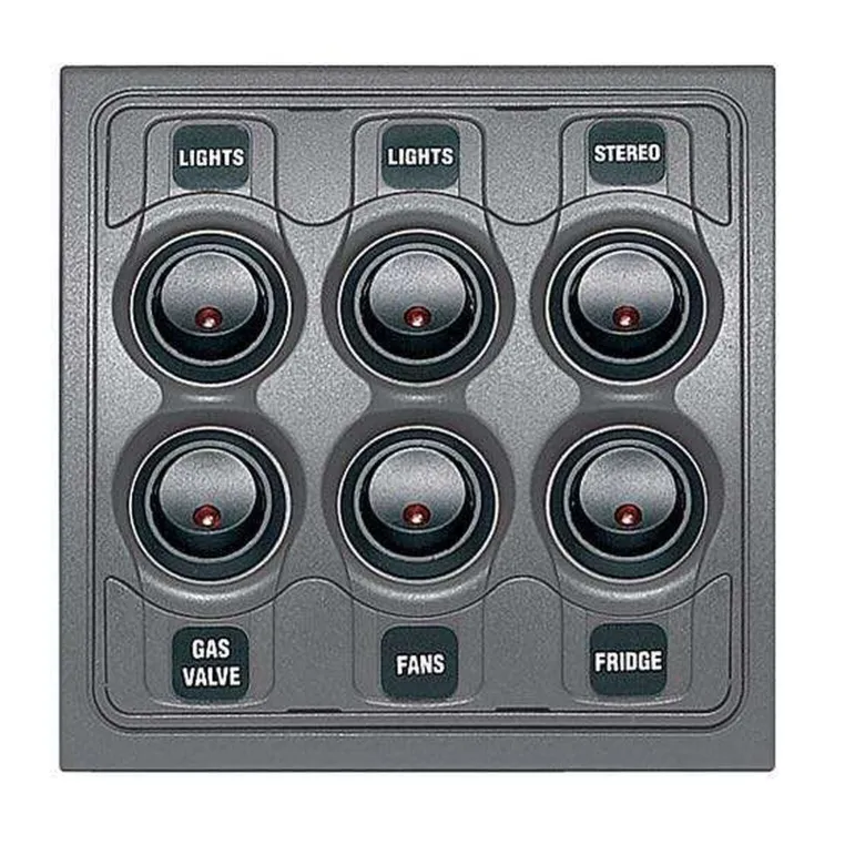Bep kontur kraftpanel 6 kontakter