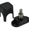 BEP Koplingsplint Stud enkel Ø6 mm, med deksel, svart