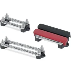 BEP Kopplingsplint 6 Positiv + 6 Negativ, Svart/Röd, 117 mm