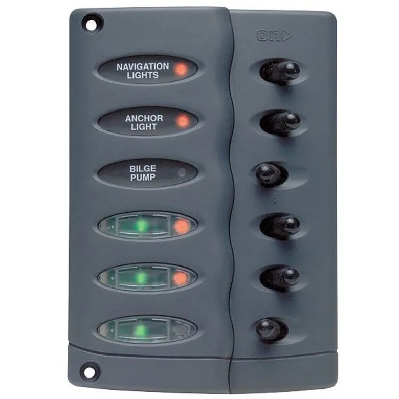 Bep lux kraftpanel 6 kontakter, 12v