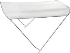 2-bågars bimini vit 130/140 cm