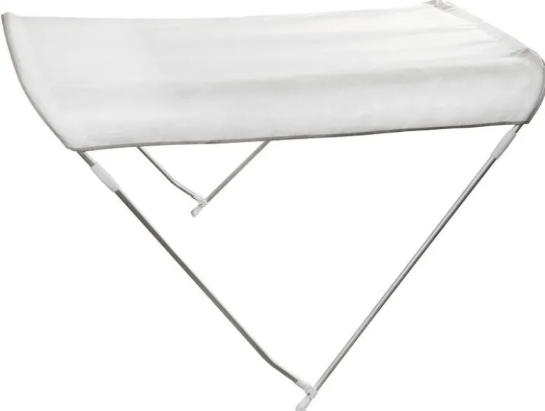 2-bågars bimini vit 130/140 cm