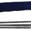 3-bågs bimini hög AISI316 Ø 25 mm 185/195 cm blå