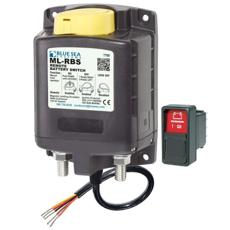 Blue Sea Elektrisk Huvudströmbrytare 500A 12V