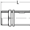 Bottenventil gul mässing 3/4"