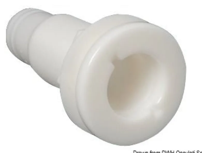 Bottenventil i nylon/glasfiber 2"1/4 38 mm
