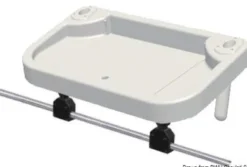 Bricka för 25-mm Ø pulpitrör 850x460 mm