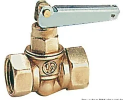 Bränsleavstängningsventil mässing 1/2"
