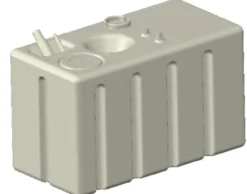 Bränsletank i tvärbunden polyeten 248 l