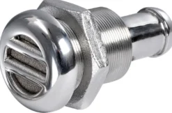 90° bränsletankventilation, spegelpolerad AISI 316, 49 mm