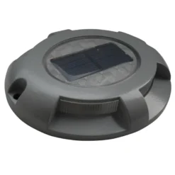 Brygglampa låg, solcell, led, 2 cm hög