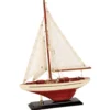 Båtmodell segelbåt 25x6x35cm
