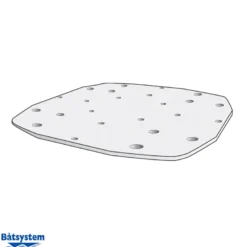 Båtsystem Topplatta för Radar 280x280mm