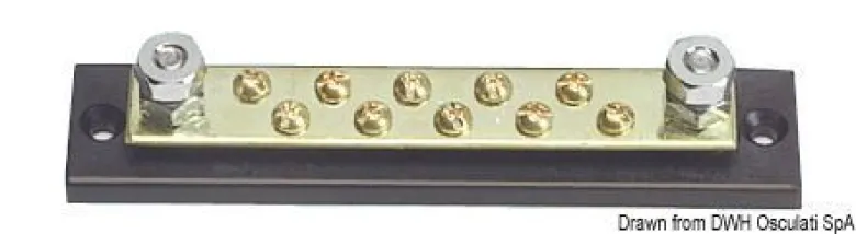 Bus-Bar elektrisk kopplingsplint 10 x 4 mm
