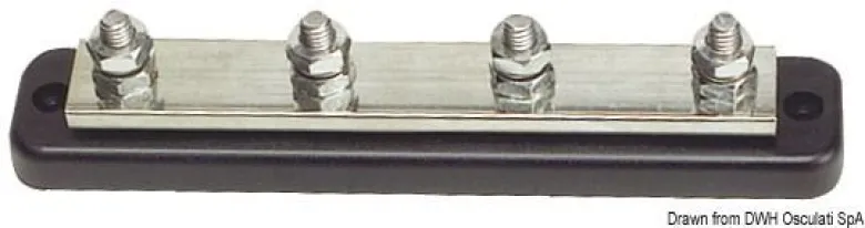 Bus-Bar elektrisk kopplingsplint 4 x 8 mm
