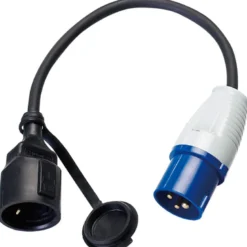 Cee 220V Hane till alm. Hona 0,5 m Kabel 2,5mm2
