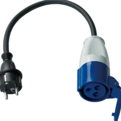 Cee 220V Hona till alm. Hane 0.5m Kabel 2,5mm2