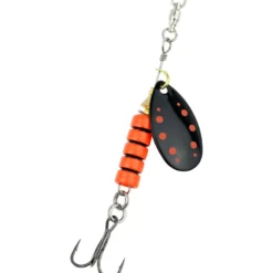 Cirkus Spinner 5 g - Svart Röd