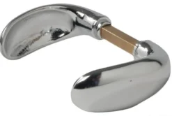 Classic Spoon handtag i förkromad mässing 82 mm