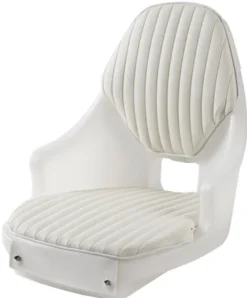 Compact sitsram i vit polyeten + dynor