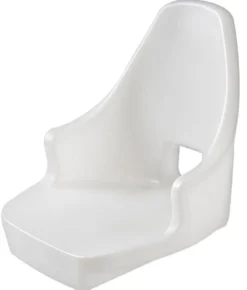 Compact stolsram i vit polyeten utan dynor