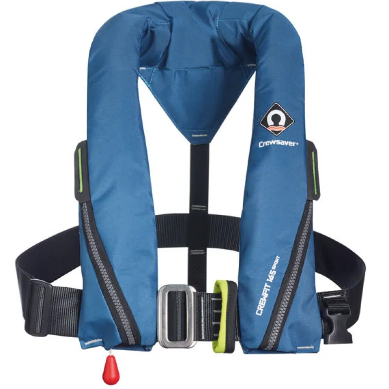 Crewsaver Crewfit 165N Sport blå med soft loop D-ring