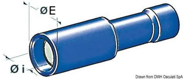 Cylindrisk honterminal 1-2.5 mm²