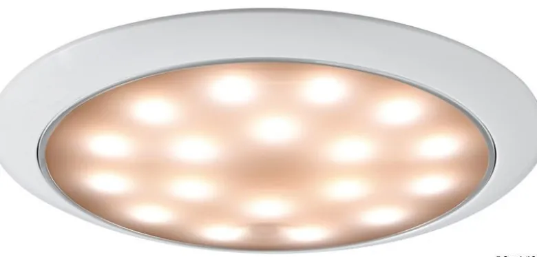 Dag/Natt LED taklampa utan infällnad vit/SS