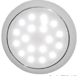 Dag/natt LED-taklampa utan infällnad, kromad