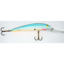 25 Deep Long A Djupgående Wobbler 12 cm Chrome Green Back Pink Belly