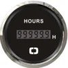 Digital timräknare svart/blank