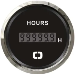 Digital timräknare svart/blank
