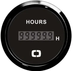Digital timräknare svart/svart