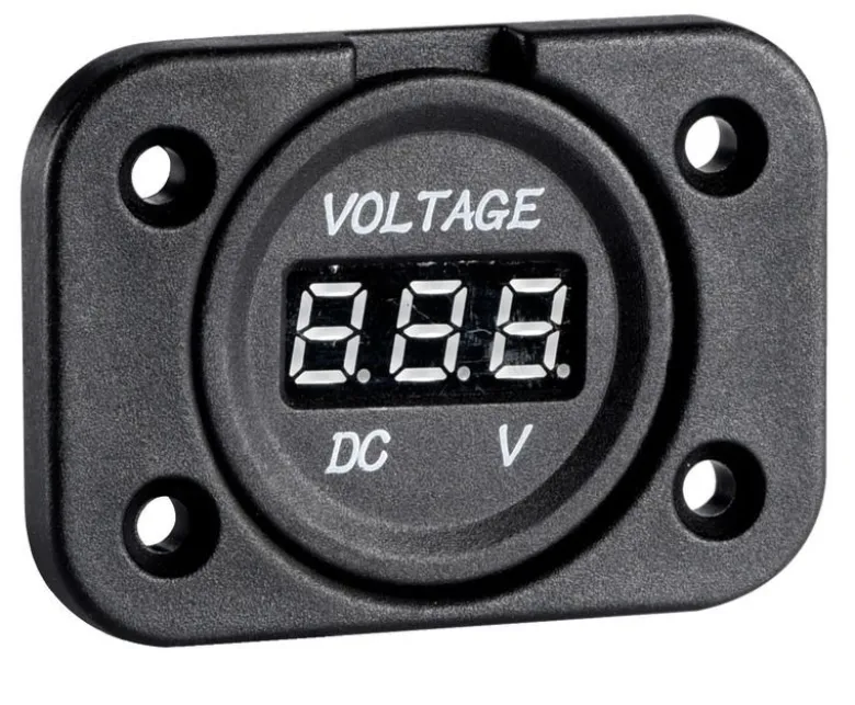 Digital voltmeter 8/32 V för infälld montering