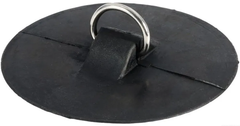 D-ring i rostfritt stål med EPDM-stöd