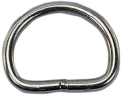 D-Ring Rostfri, 2st