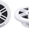 Dubbelkonhögtalarpar 8" - 2x180W - vit