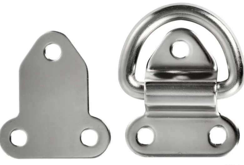 Elektropolerad fällbar halvring 6 mm