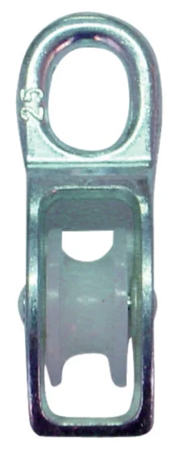 Enkelblock Galvaniserat Stål 30 mm