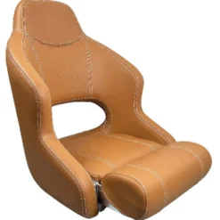 ESM Båtstol H52 Sport flip-up Cognac färgad