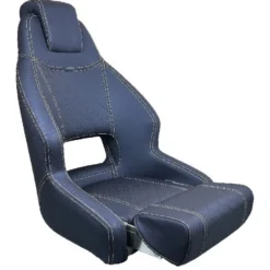 ESM Styrstol RM52 med flip-up dyna, Marinblå