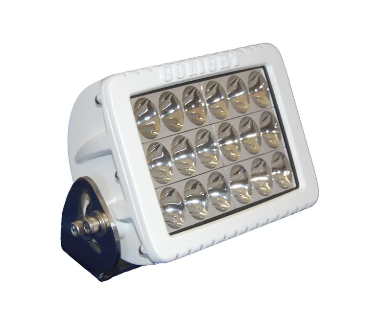 Fast LED lampa GXL vit flood