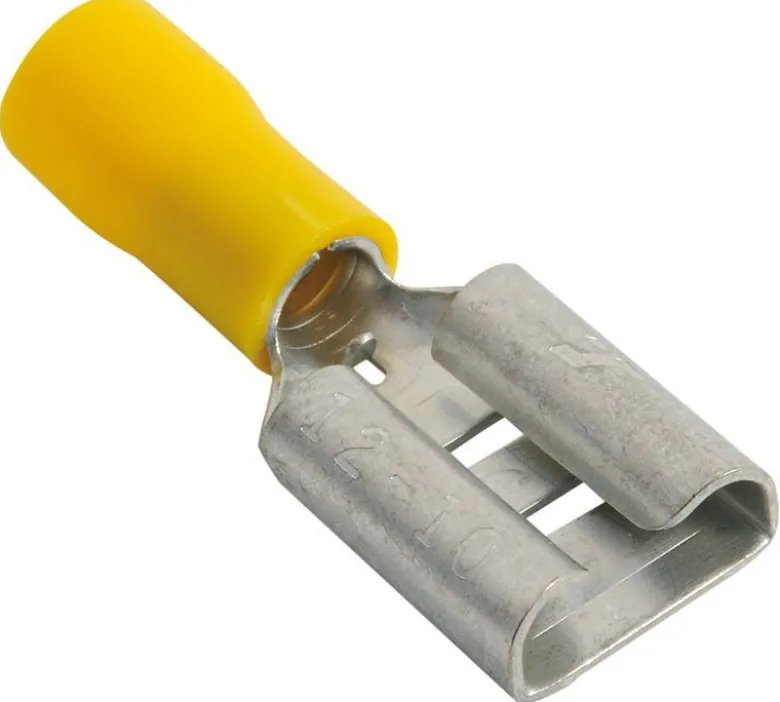 Faston förisolerad flatstiftshylsa 2.5-6mm²