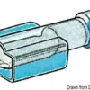 Faston förisolerad hankontakt 2.5-6mm²